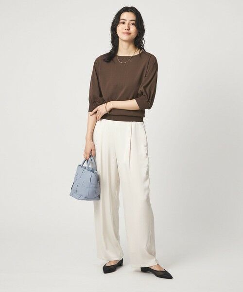 green label relaxing / グリーンレーベル リラクシング ニット・セーター | HIYOKE フォルム スリーブ プルオーバー ニット | 詳細6