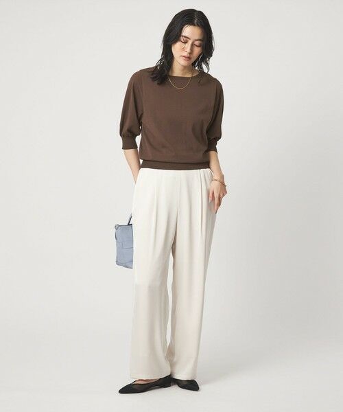 green label relaxing / グリーンレーベル リラクシング ニット・セーター | HIYOKE フォルム スリーブ プルオーバー ニット | 詳細7