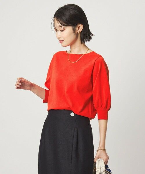 green label relaxing / グリーンレーベル リラクシング ニット・セーター | HIYOKE フォルム スリーブ プルオーバー ニット | 詳細8