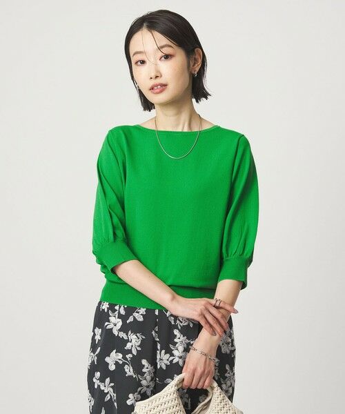 green label relaxing / グリーンレーベル リラクシング ニット・セーター | HIYOKE フォルム スリーブ プルオーバー ニット | 詳細21
