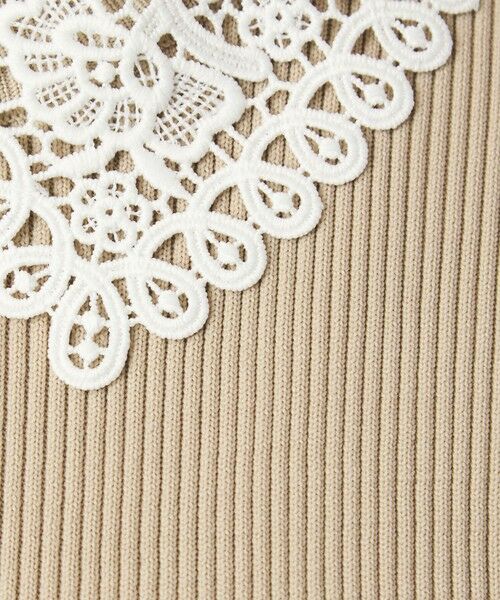 green label relaxing / グリーンレーベル リラクシング ニット・セーター | リブ エリレース 2WAY 5分袖 ニット プルオーバー | 詳細8