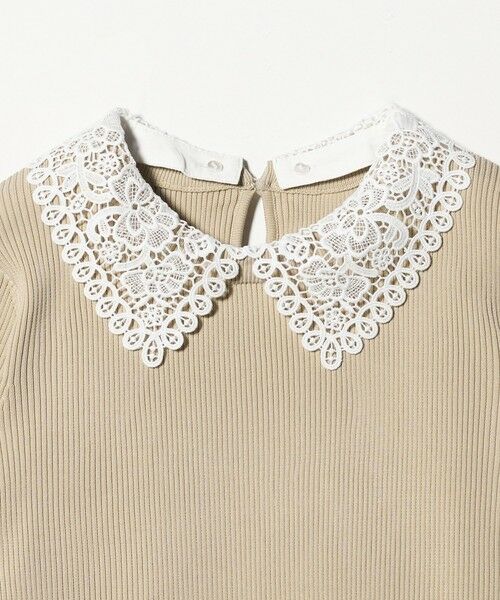 green label relaxing / グリーンレーベル リラクシング ニット・セーター | リブ エリレース 2WAY 5分袖 ニット プルオーバー | 詳細11