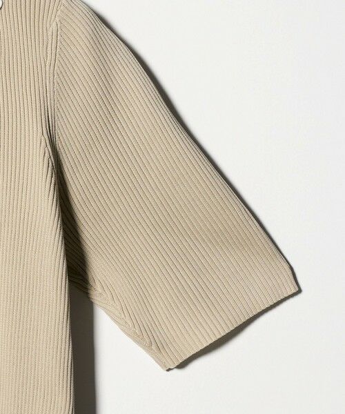 green label relaxing / グリーンレーベル リラクシング ニット・セーター | リブ エリレース 2WAY 5分袖 ニット プルオーバー | 詳細12