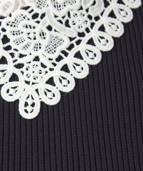 green label relaxing / グリーンレーベル リラクシング ニット・セーター | リブ エリレース 2WAY 5分袖 ニット プルオーバー | 詳細26