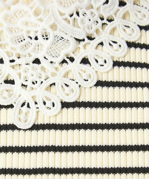 green label relaxing / グリーンレーベル リラクシング ニット・セーター | リブ エリレース 2WAY 5分袖 ニット プルオーバー | 詳細30