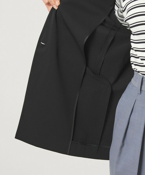 green label relaxing / グリーンレーベル リラクシング ノーカラージャケット | ［size SHORTあり］サラフール ノーラペル ジャケット ストレッチ 接触冷感 UVカット | 詳細4