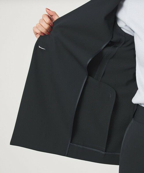 green label relaxing / グリーンレーベル リラクシング ノーカラージャケット | ［size SHORTあり］サラフール ノーラペル ジャケット ストレッチ 接触冷感 UVカット | 詳細25