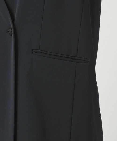 green label relaxing / グリーンレーベル リラクシング ノーカラージャケット | ［size SHORTあり］サラフール ノーラペル ジレ ストレッチ UVカット | 詳細23