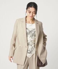 green label relaxing / グリーンレーベル リラクシング テーラードジャケット | ［size SHORTあり］リネンライク 2B ジャケット