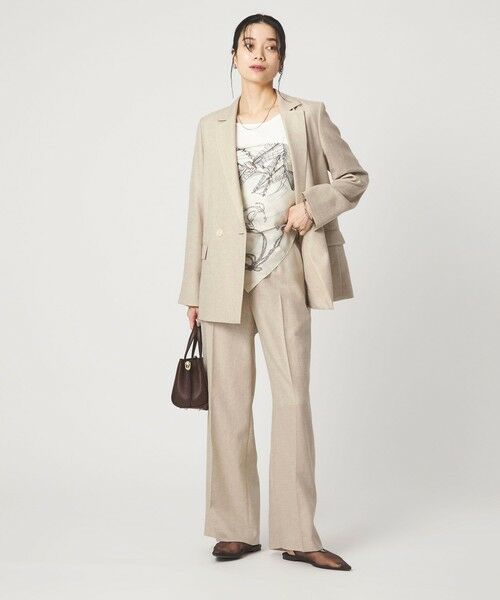 green label relaxing / グリーンレーベル リラクシング テーラードジャケット | ［size SHORTあり］リネンライク 2B ジャケット | 詳細4