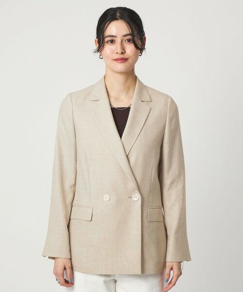green label relaxing / グリーンレーベル リラクシング テーラードジャケット | ［size SHORTあり］リネンライク 2B ジャケット | 詳細8