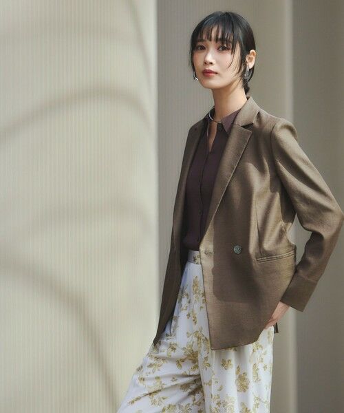 green label relaxing / グリーンレーベル リラクシング テーラードジャケット | ［size SHORTあり］リネンライク 2B ジャケット | 詳細6