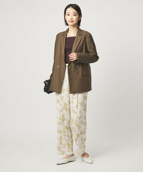 green label relaxing / グリーンレーベル リラクシング テーラードジャケット | ［size SHORTあり］リネンライク 2B ジャケット | 詳細12