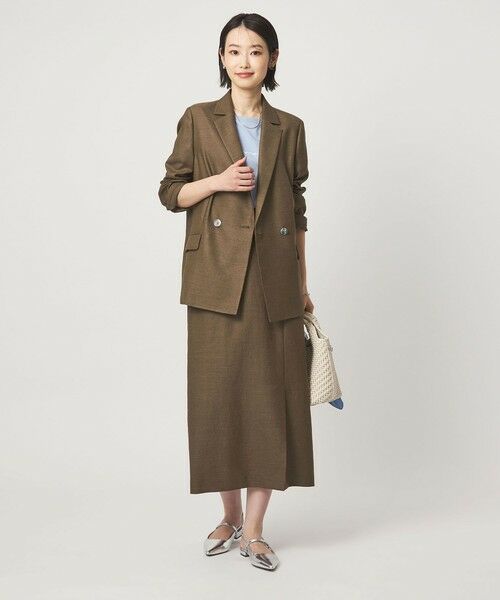 green label relaxing / グリーンレーベル リラクシング テーラードジャケット | ［size SHORTあり］リネンライク 2B ジャケット | 詳細19