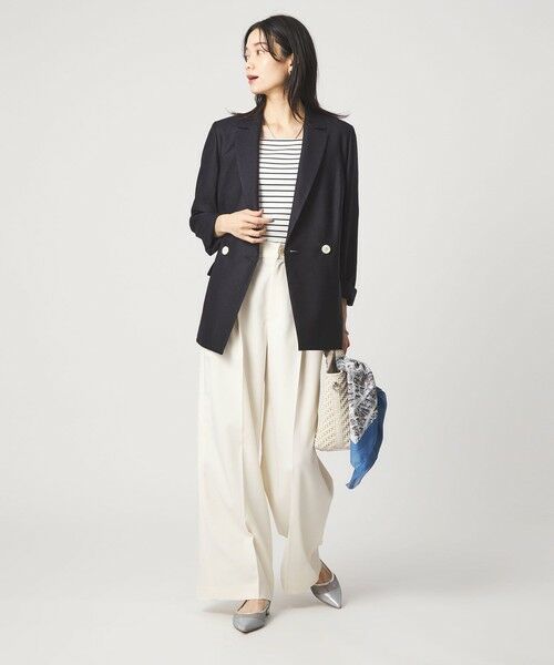 green label relaxing / グリーンレーベル リラクシング テーラードジャケット | ［size SHORTあり］リネンライク 2B ジャケット | 詳細30