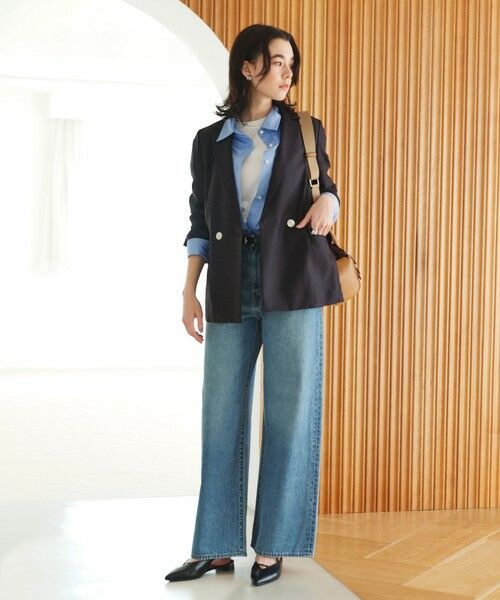 green label relaxing / グリーンレーベル リラクシング テーラードジャケット | ［size SHORTあり］リネンライク 2B ジャケット | 詳細22