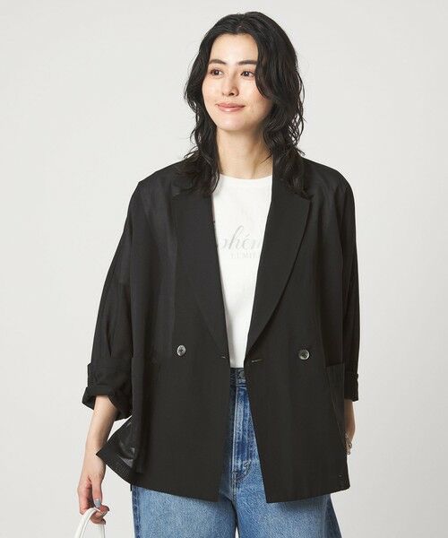 green label relaxing / グリーンレーベル リラクシング テーラードジャケット | ［size SHORTあり］VeryLight  ベリーライト ジャケット ウォッシャブル 接触冷感 | 詳細2