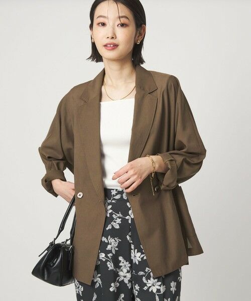 green label relaxing / グリーンレーベル リラクシング テーラードジャケット | ［size SHORTあり］VeryLight  ベリーライト ジャケット ウォッシャブル 接触冷感 | 詳細8