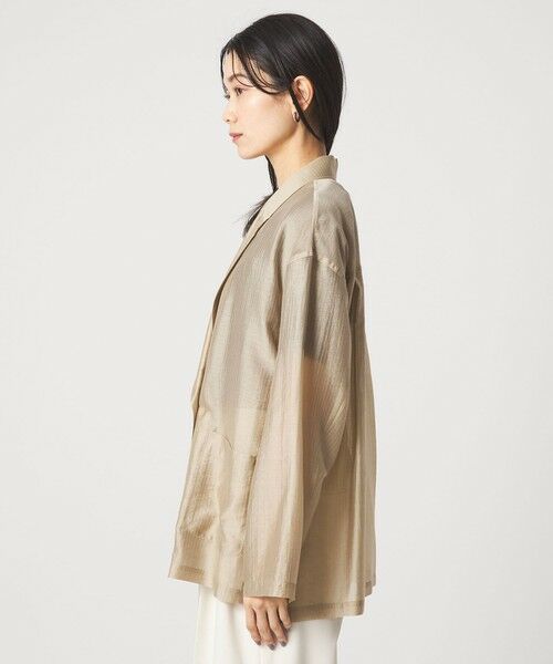 green label relaxing / グリーンレーベル リラクシング テーラードジャケット | ［size SHORTあり］VeryLight  ベリーライト シアー ストライプ ジャケット | 詳細7
