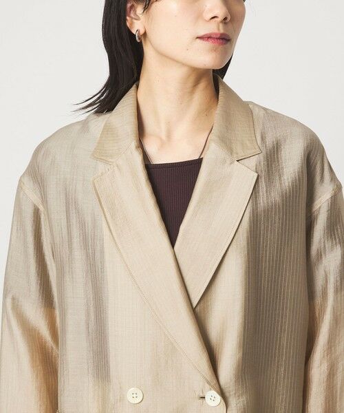 green label relaxing / グリーンレーベル リラクシング テーラードジャケット | ［size SHORTあり］VeryLight  ベリーライト シアー ストライプ ジャケット | 詳細9