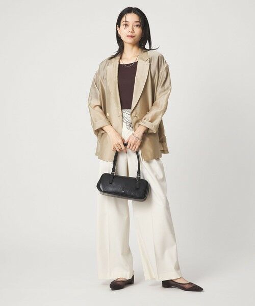 green label relaxing / グリーンレーベル リラクシング テーラードジャケット | ［size SHORTあり］VeryLight  ベリーライト シアー ストライプ ジャケット | 詳細5