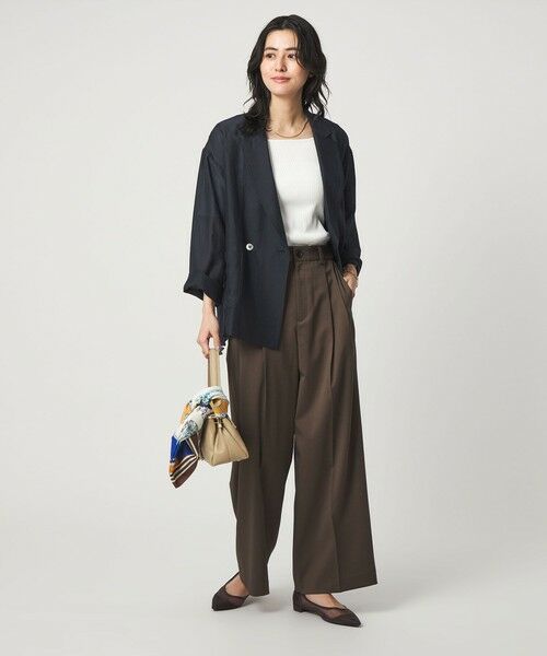 green label relaxing / グリーンレーベル リラクシング テーラードジャケット | ［size SHORTあり］VeryLight  ベリーライト シアー ストライプ ジャケット | 詳細16