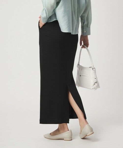 green label relaxing / グリーンレーベル リラクシング ロング・マキシ丈スカート | ブライトリブ タイト スカート | 詳細2