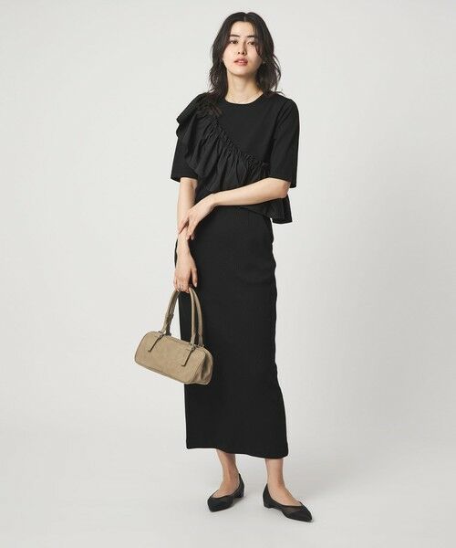 green label relaxing / グリーンレーベル リラクシング ロング・マキシ丈スカート | ブライトリブ タイト スカート | 詳細6