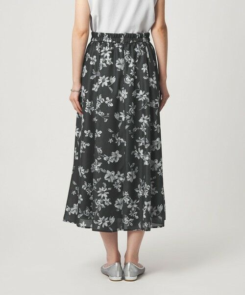 green label relaxing / グリーンレーベル リラクシング ロング・マキシ丈スカート | フラワー プリント スカート | 詳細11