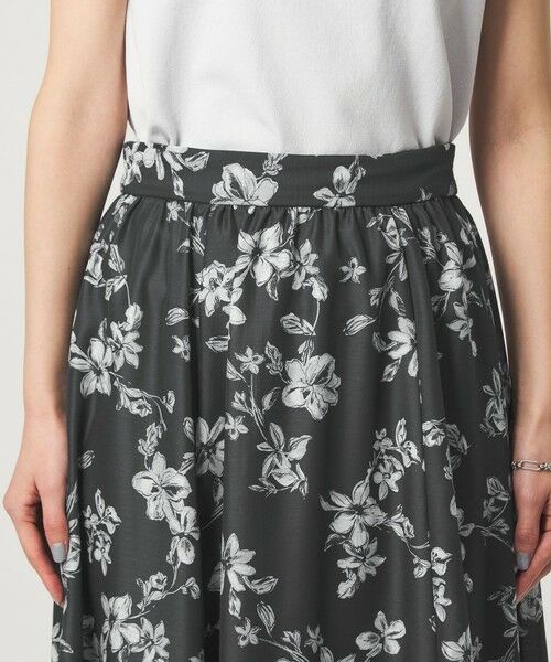 green label relaxing / グリーンレーベル リラクシング ロング・マキシ丈スカート | フラワー プリント スカート | 詳細12
