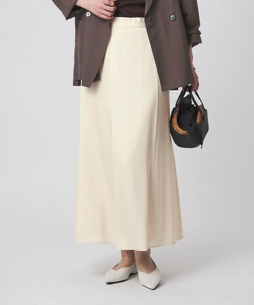 green label relaxing / グリーンレーベル リラクシング ロング・マキシ丈スカート | サテン セミナロー スカート | 詳細2
