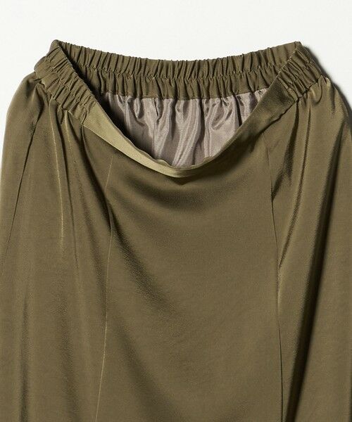 green label relaxing / グリーンレーベル リラクシング ロング・マキシ丈スカート | サテン セミナロー スカート | 詳細16