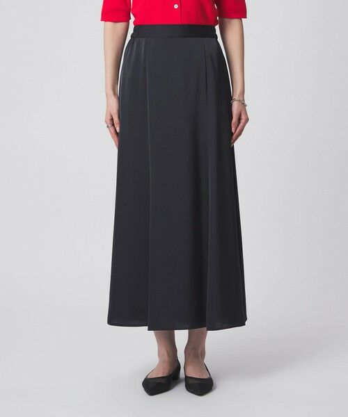 green label relaxing / グリーンレーベル リラクシング ロング・マキシ丈スカート | サテン セミナロー スカート | 詳細13