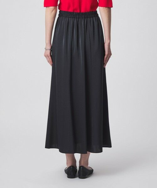 green label relaxing / グリーンレーベル リラクシング ロング・マキシ丈スカート | サテン セミナロー スカート | 詳細15