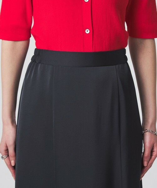 green label relaxing / グリーンレーベル リラクシング ロング・マキシ丈スカート | サテン セミナロー スカート | 詳細16