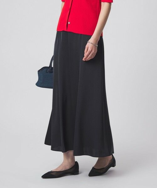 green label relaxing / グリーンレーベル リラクシング ロング・マキシ丈スカート | サテン セミナロー スカート | 詳細19