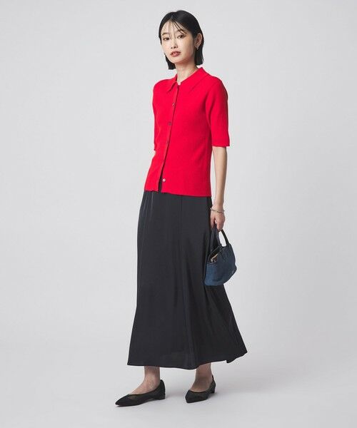 green label relaxing / グリーンレーベル リラクシング ロング・マキシ丈スカート | サテン セミナロー スカート | 詳細21