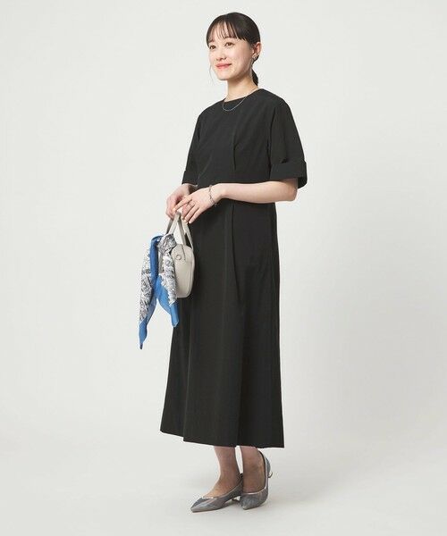 green label relaxing / グリーンレーベル リラクシング ロング・マキシ丈ワンピース | フロント タック ワンピース | 詳細1