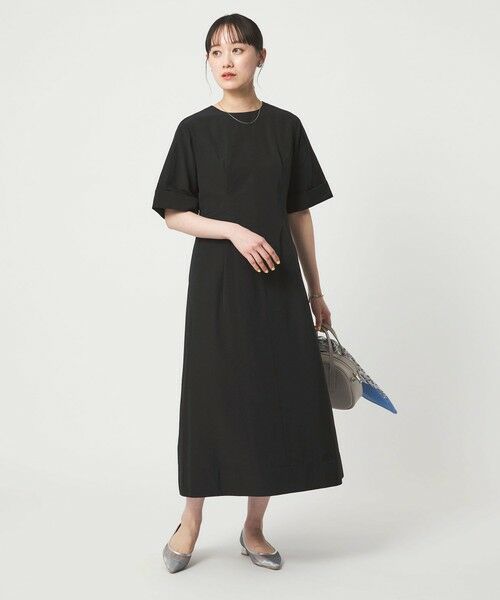 green label relaxing / グリーンレーベル リラクシング ロング・マキシ丈ワンピース | フロント タック ワンピース | 詳細2