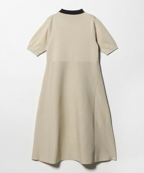 green label relaxing / グリーンレーベル リラクシング ロング・マキシ丈ワンピース | ハイショク エリツキ ショートスリーブ ニット ワンピース | 詳細20