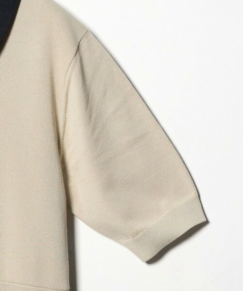 green label relaxing / グリーンレーベル リラクシング ロング・マキシ丈ワンピース | ハイショク エリツキ ショートスリーブ ニット ワンピース | 詳細22