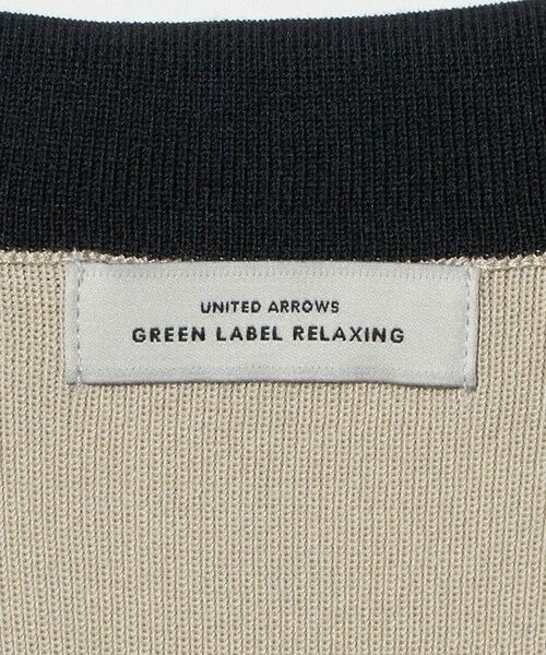 green label relaxing / グリーンレーベル リラクシング ロング・マキシ丈ワンピース | ハイショク エリツキ ショートスリーブ ニット ワンピース | 詳細25
