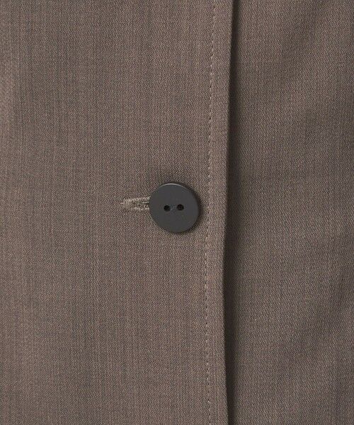 green label relaxing / グリーンレーベル リラクシング ロング・マキシ丈ワンピース | Vカラー フレア ボタン ワンピース | 詳細11