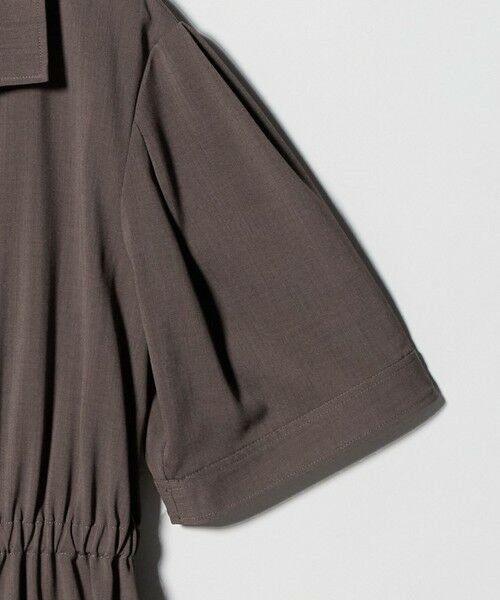 green label relaxing / グリーンレーベル リラクシング ロング・マキシ丈ワンピース | Vカラー フレア ボタン ワンピース | 詳細15