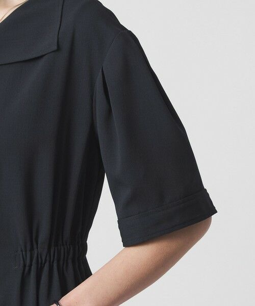 green label relaxing / グリーンレーベル リラクシング ロング・マキシ丈ワンピース | Vカラー フレア ボタン ワンピース | 詳細14