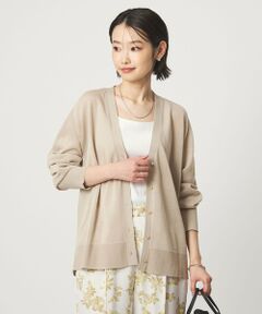 green label relaxing / グリーンレーベル リラクシング カーディガン・ボレロ | シャーリー Vネック ニット カーディガン ウォッシャブル