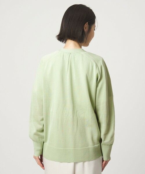 green label relaxing / グリーンレーベル リラクシング カーディガン・ボレロ | シャーリー Vネック ニット カーディガン ウォッシャブル | 詳細18