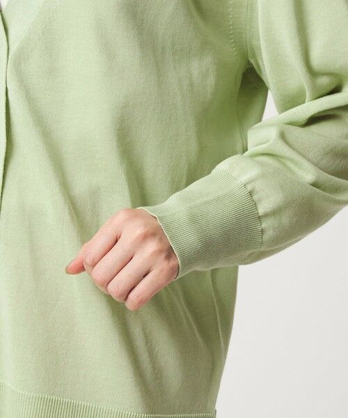 green label relaxing / グリーンレーベル リラクシング カーディガン・ボレロ | シャーリー Vネック ニット カーディガン ウォッシャブル | 詳細21