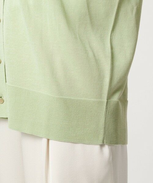 green label relaxing / グリーンレーベル リラクシング カーディガン・ボレロ | シャーリー Vネック ニット カーディガン ウォッシャブル | 詳細22