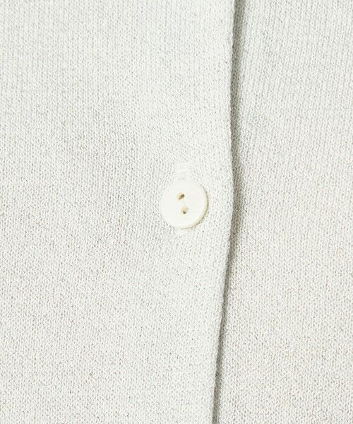 green label relaxing / グリーンレーベル リラクシング カーディガン・ボレロ | ラメ フォルム ハーフスリーブ ニット カーディガン ウォッシャブル | 詳細7